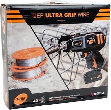 Actual product image TJEP Binding wire 40 rolls Ultra Grip, galvanised, 0.8mm x 100m