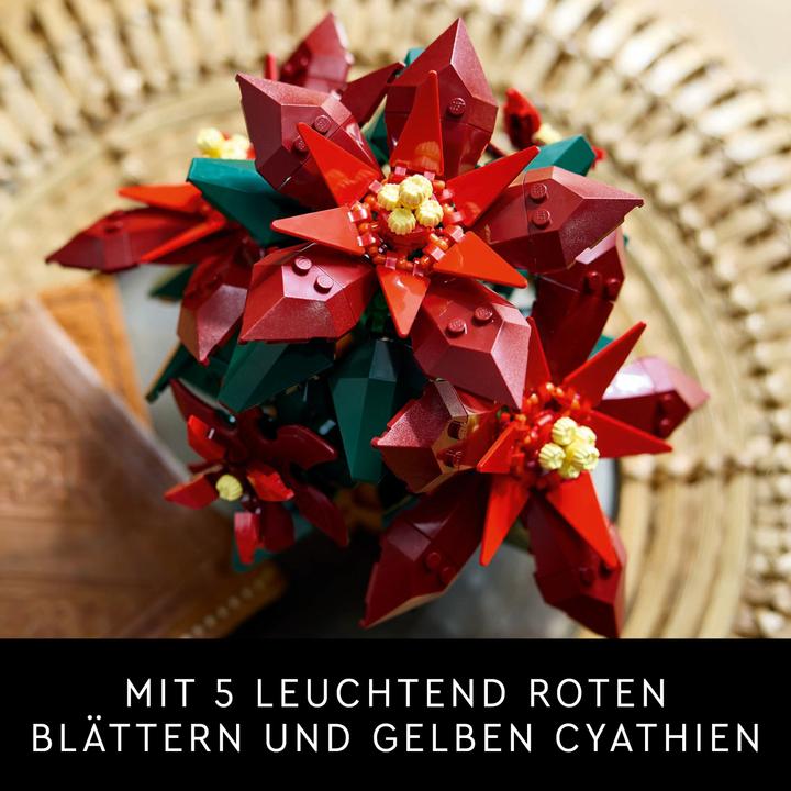 Actual product image LEGO Poinsettia (10370, LEGO Icons)
