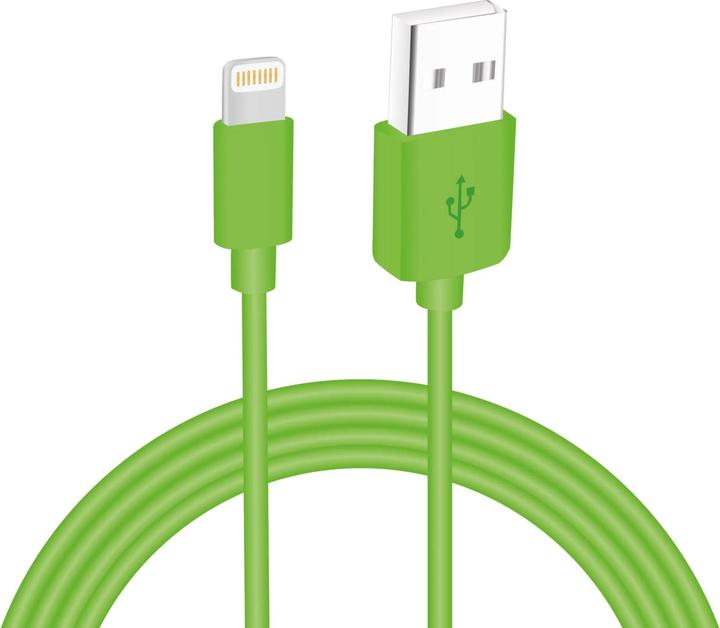 Produktbild Sinox iMedia Cbl USB-Lightn1.0M Gree (1 m, USB 2.0)