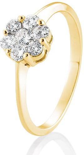 Produktbild Breuning Verlobungsring Flower (52, 750/18 K Gold)