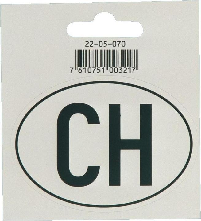 Produktbild ProPlus Hoheitszeichen Motorrad "CH" Aufkleber