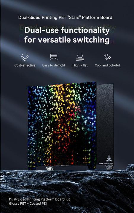 Actual product image Creality Print platform Double-sided "Stars