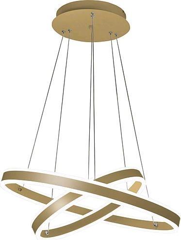 Actual product image Fabas Luce 374345225LEDPendant lamp Palau gold matt 110W (11780 lm)