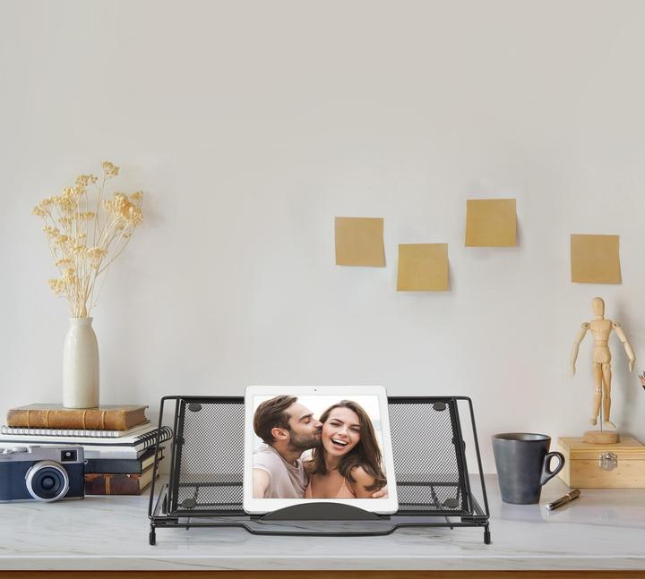 Actual product image Relaxdays Laptop stand