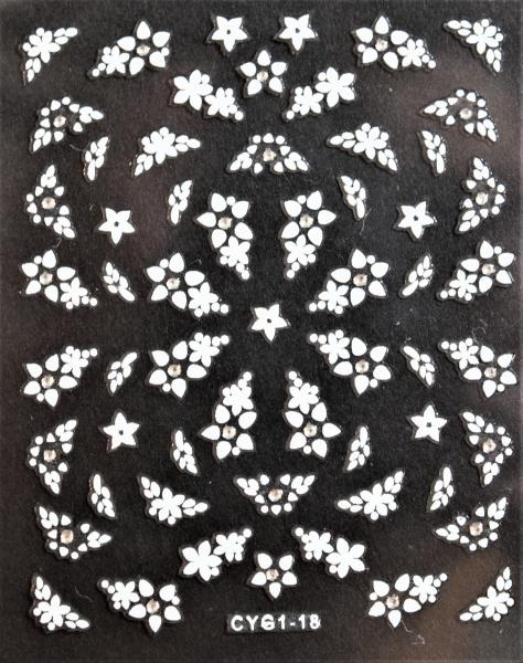 Nagellack24 Nail Art Sticker Selbstklebend 18