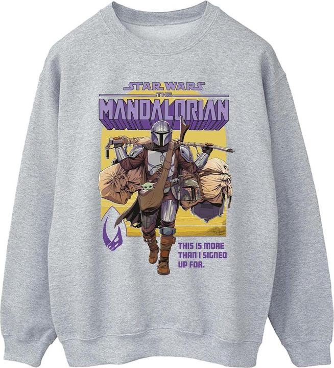 Star Wars The Mandalorian More Than I Signed Up For Sweatshirt (L)