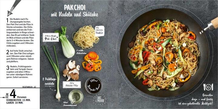 Actual product image Wok - Die besten Rezepte. Schnell, einfach, lecker. 31 traditionelle und neue Rezepte. Ideal für (German, Valéry Drouet., 2021)