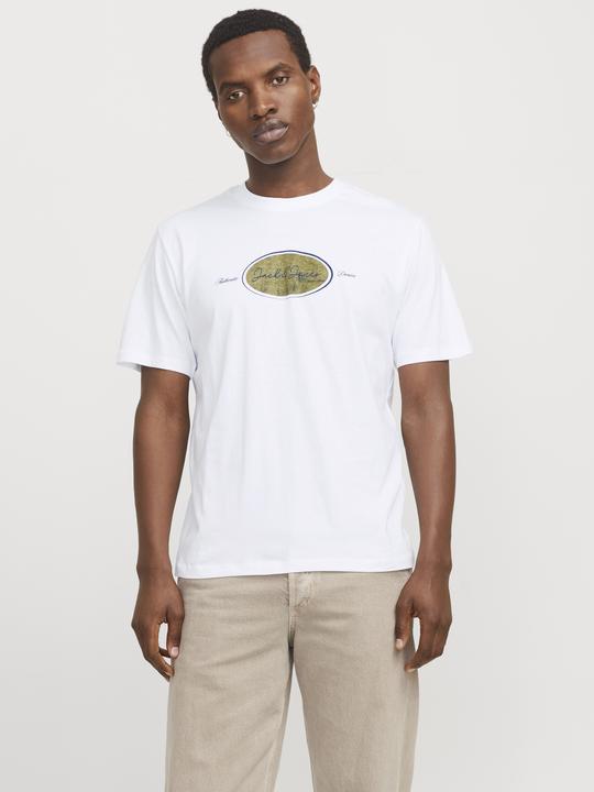 Produktbild Jack & Jones Gedruckt Rundhalsausschnitt T-shirt T-shirt (S)