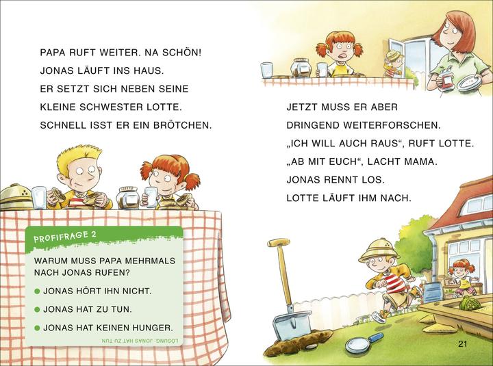 Actual product image Duden Leseprofi – GROSSBUCHSTABEN: DAS GEHEIMNIS DER DINOSPUR, Erstes Lesen (German, Annette new farmer, 2025)
