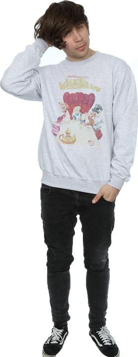 Actual product image Disney Mens Alice In Wonderland Retro Poster Sweatshirt (XL)