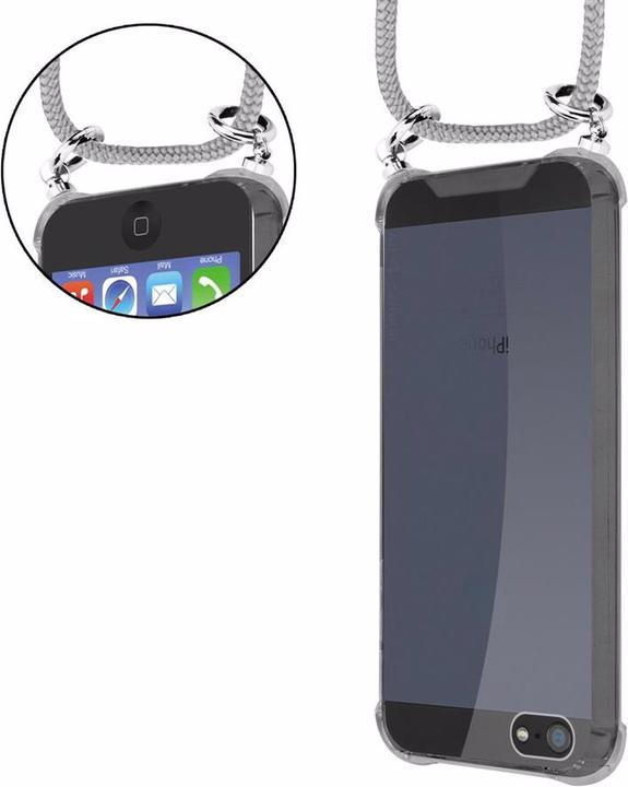 Produktbild Cadorabo TPU Handy Kette SILBER Cover