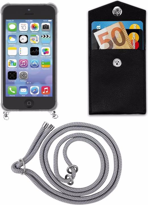 Produktbild Cadorabo TPU Handy Kette SILBER Cover