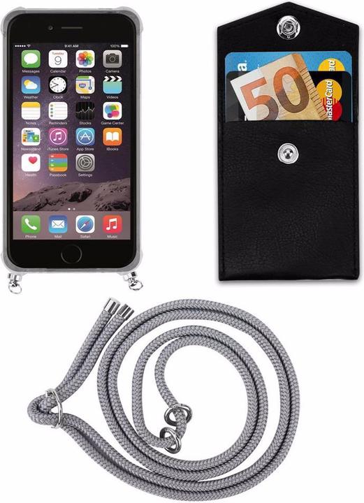 Produktbild Cadorabo TPU Handy Kette SILBER Cover