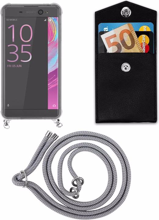 Produktbild Cadorabo TPU Handy Kette SILBER Cover