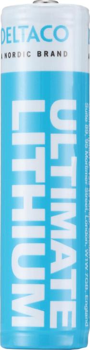 Actual product image Deltaco Ultimate Lithium battery, 3.6V, 218650, 1-pack