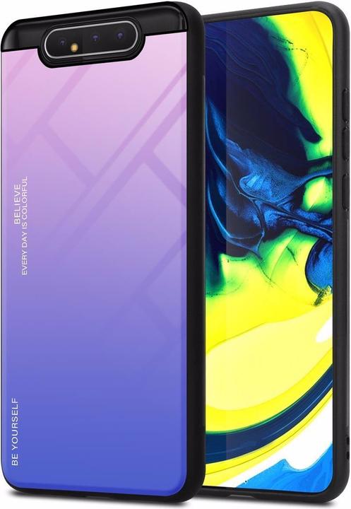 Produktbild Cadorabo TPU 2 Farben Glas Cover (Samsung Galaxy A80)