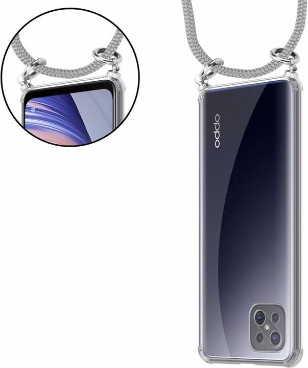 Produktbild Cadorabo TPU Handy Kette SILBER Cover