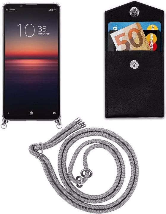 Produktbild Cadorabo TPU Handy Kette SILBER Cover