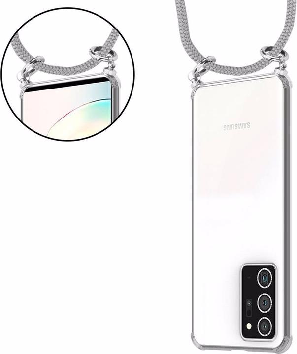 Produktbild Cadorabo TPU Handy Kette SILBER Cover