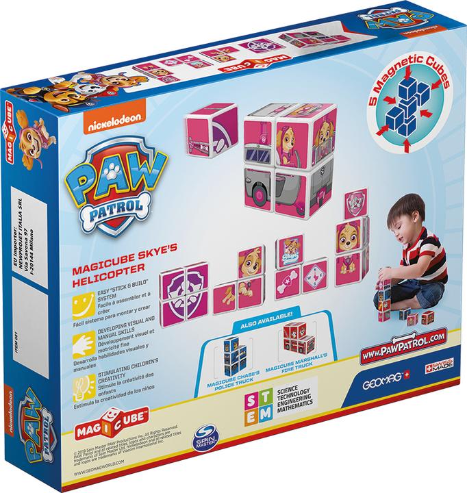 Actual product image Geomag Magicube Skye vehicle