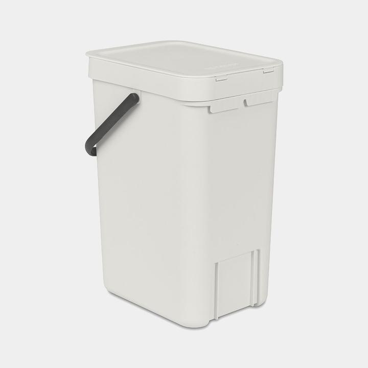 Actual product image Brabantia Recycling bin Sort & Go 12 l, light gray (12 l)