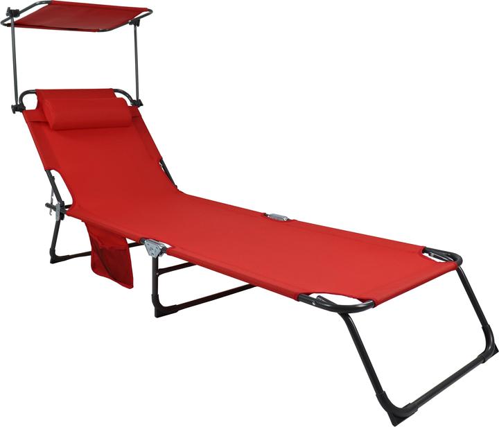 Immagine prodotto VCM Sdraio Sedia a sdraio Sdraio da giardino Tetto (185 cm)