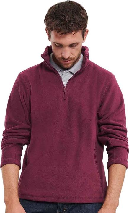 Immagine prodotto Russell Top in pile da uomo con collo a zip per l'outdoor (L)