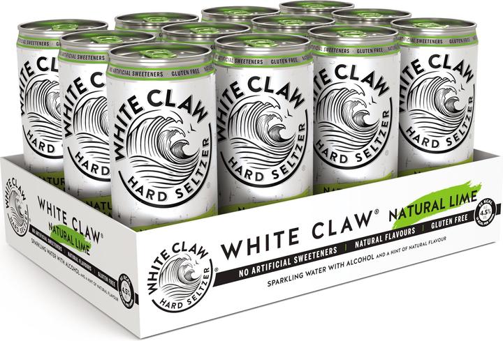Produktbild White Claw Natural Lime (12 x 33 cl)