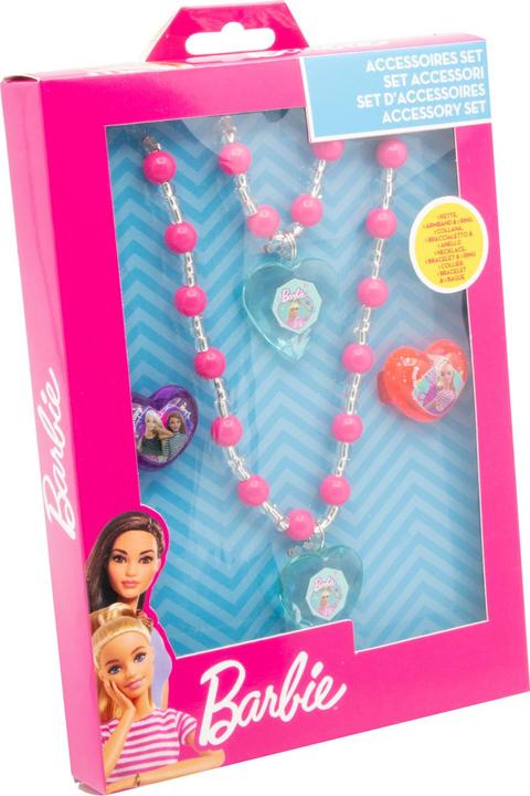 Barbie jewelry set: bracelet, necklace, 2 rings