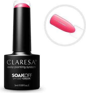 Claresa Soak Off UV/LED Pink hybrid varnish 519 5g (Rosa, UV-Gel Lack)
