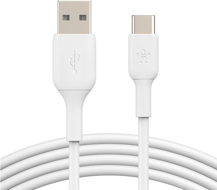 Produktbild Belkin USB-A to USB-C PVC White 1m Twin Pack (1 m, USB 2.0)