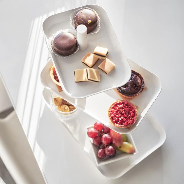 Produktbild Yamazaki 3-stöckige Etagere mit drehbaren Ablagen TOWER