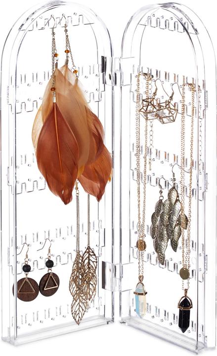 Relaxdays Acrylic Jewellery Rack
