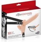 Actual product image Fetish Tentation Double gode ceinture chair vibrant -