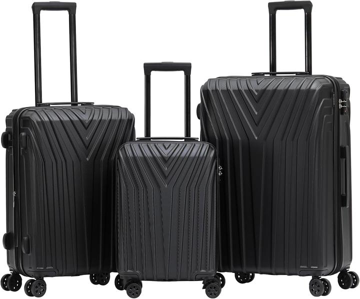Beibye 3-teiliges Kofferset (Handgepäck (bis 50l), M (50 - 90l), L (90 - 115l))