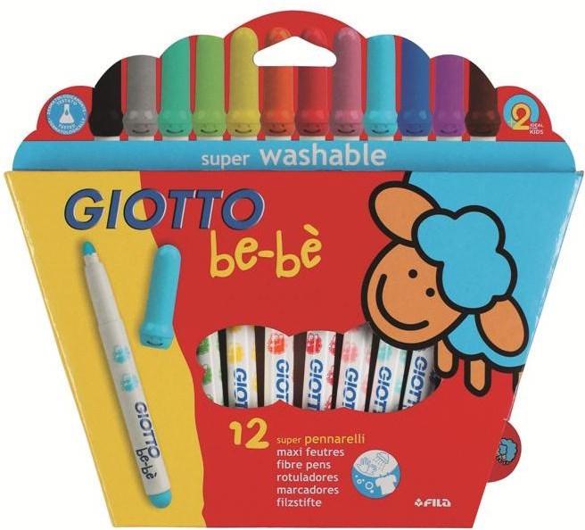 Actual product image Giotto Coloured pencils be-bé Multicoloured, 12 pieces (Multicoloured, 12 x)