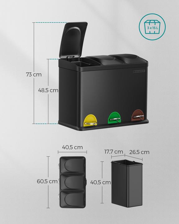 Produktbild Songmics Janitor (45 l)