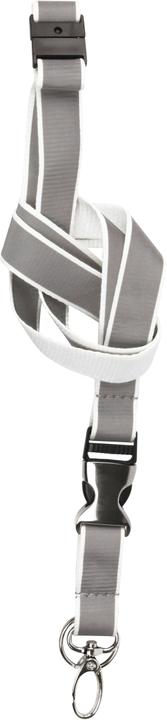 Image du produit Tarifold Lanière pour porte-carte/porte-nom, L 20 x H 550 mm, réfléchissant, blanc ou ge...