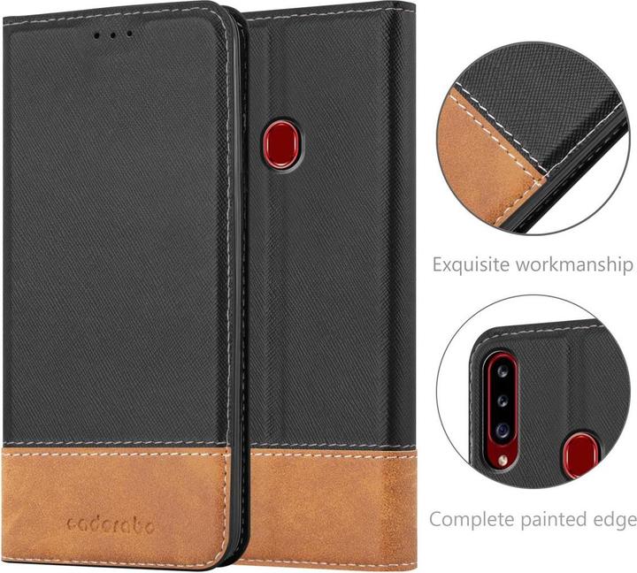Produktbild Cadorabo X-Wallet Kunstlederkombi Hülle (Samsung Galaxy A20s)