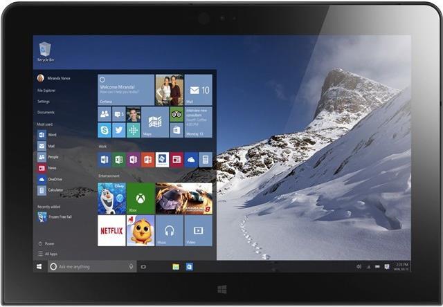 Produktbild Lenovo ThinkPad Tablet 10 2nd Gen (4G, 10.10", 116 GB, Graphite Black)