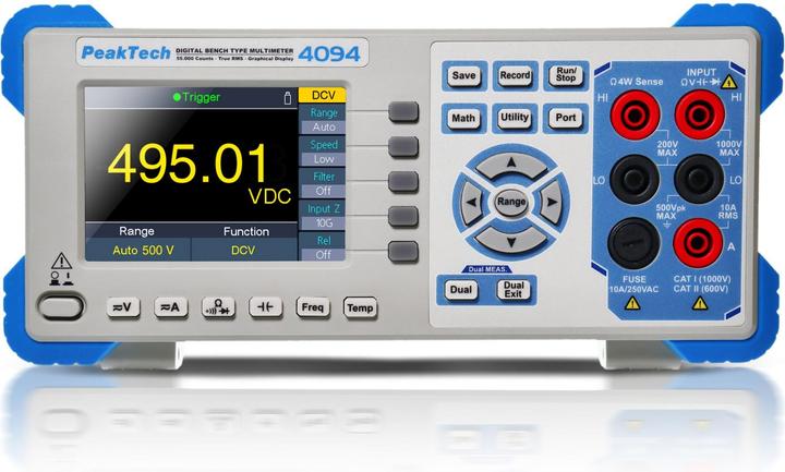 Image du produit Peaktech P 4094 Multimètre graphique de table (CAT I 1000V)