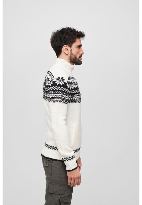 Image du produit Brandit Cardigan norvégien Taille 3XL Couleur Blanc (3XL)