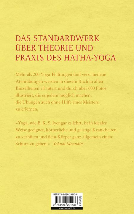 Actual product image Licht auf Yoga (German, B.K.S. Iyengar, 2010)