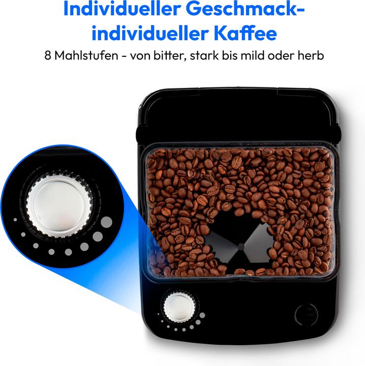 Immagine prodotto Medion MD 19911 Macchina da caffè con macinino nero