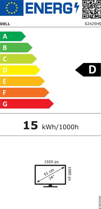 Energie-Label Dell S2425HS (1920 x 1080 Pixel, 23.80")
