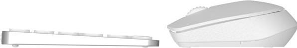 Actual product image Rapoo Kabelloses Multimodus-Deskset 9710M, QWERTZ, weiss (00228038) (DE, Wireless)