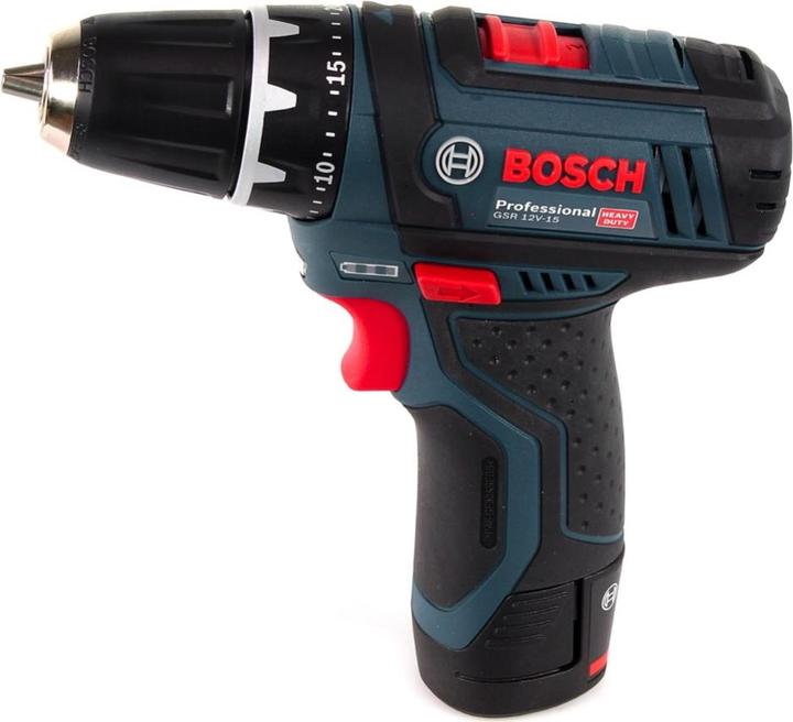 Produktbild Bosch Professional GSR 12V-15 inkl. 39-tlg. Set (Akkubetrieb)