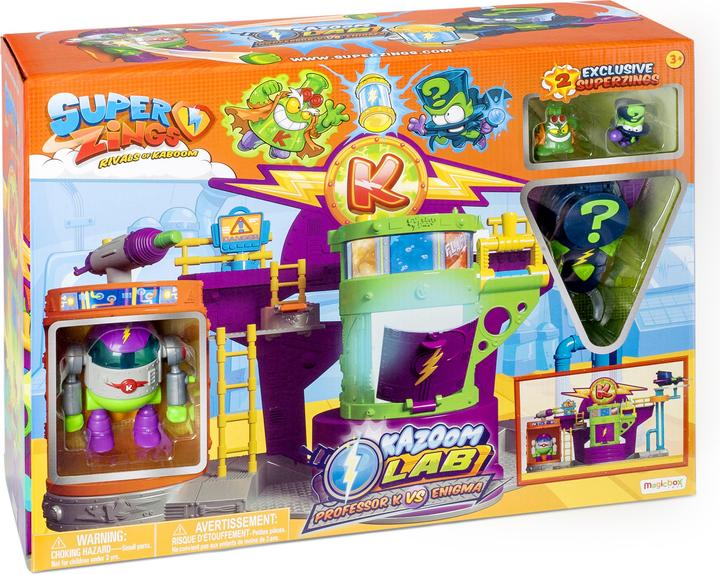 Magic Box SuperZings Kazoom Lab: Professor K vs. Enigma