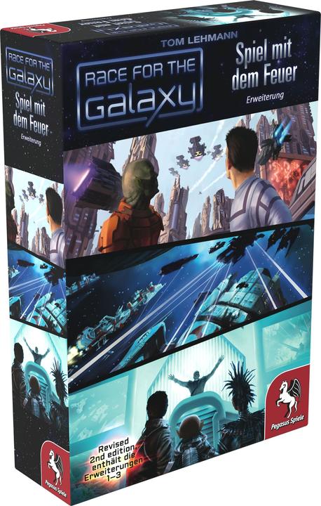 Image du produit Pegasus 53023G - Race for the Galaxy : Jouer avec le feu, dès 12 ans (DE-Extension 1-3) (Allemand)