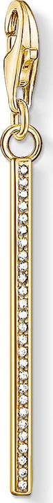 Actual product image Thomas Sabo Charm pendant Vertical Bar gold (925 silver)